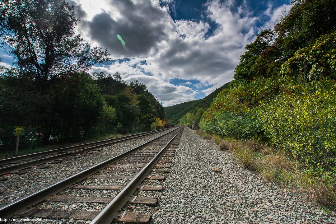 rail road at bottom